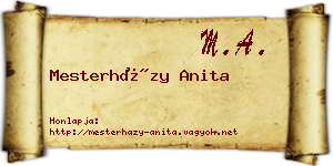 Mesterházy Anita névjegykártya